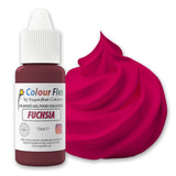 Sugarflair Colourflex Fuchsia kleurstof op oliebasis, sterk geconcentreerde vloeibare kleurstof, kleurstof voor botercrème, chocolade, deeg, fondant, glazuur en meer - 15 ml