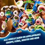 LEGO Dreamzzz 3-in-1 Mateo en Z-Blob de Ridder Mecha Bouwstenen speelset voor jongens en meisjes van 10 jaar oud Kindercadeau Fantasieset 3 manieren Robotavontuurspeelgoed 71485 Bouwsets Beuche in LEGO-Store