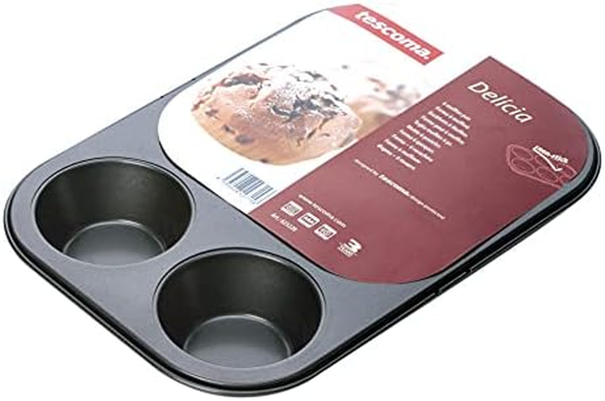 Backform, Zwart, 26,5 X 18 X 3 Cm Bakvormen en bakplaten Naty Shop