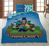 Minecraft Ready to Survive kinderbeddengoedset Microvezelbeddengoed - Kids Naty Shop standaardtitel