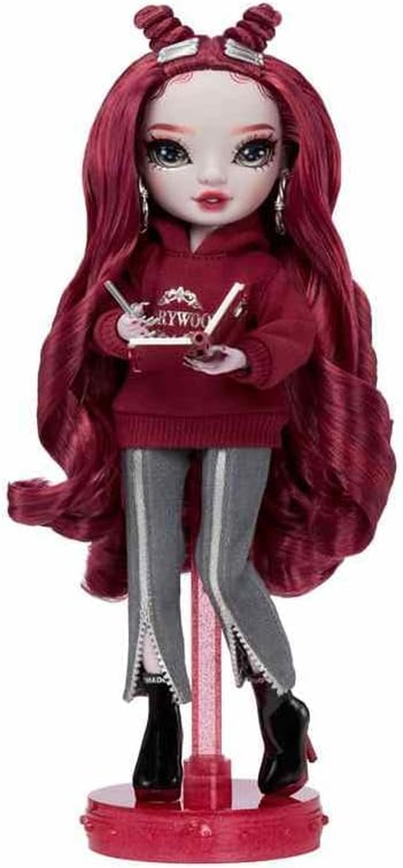 Rainbow High Shadow High Series 3 - Scarlett Rose - Maroon Fashion Doll - Modieuze outfit en meer dan 10 kleurrijke speelaccessoires - Ideaal voor 4-12-jarigen en verzamelaars