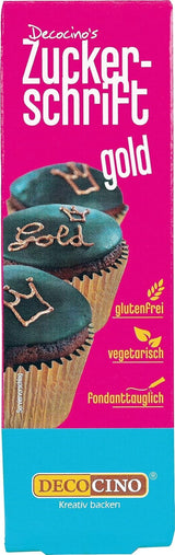 Decocino Red Sugar Lettering - Voedselkleuring Lettering - Praktische tube voor het etiketteren van fondant en glazuur - Bakdecoraties voor taarten, cakes en cupcakes! (Pack van 2)