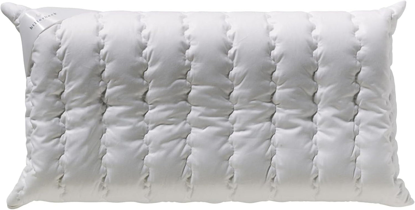 Billerbeck Kussen S20 Latex - Nekkussen in 40 X 80 Cm - Neksteunkussen met zachte latexkern, wit Naty Shop standaard kussens Visco schuim
