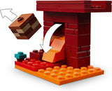 LEGO Minecraft Lava Duel of the Deep, speelgoed voor videogamefans, fort met minifiguren waaronder Alex, Skeleton Wither, Lohe en Strider, cadeau voor meisjes en jongens vanaf 6 jaar 21266 Bouwsets Beuche in LEGO-Store