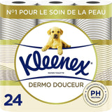 KLEENEX Dermo Douceur 4230420 Toiletpapier, 24 rollen (4 X 6 rollen) wit, 24 Unité (veel van 6)