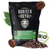 BARISTA ROYAL Bio Kaffeebohnen 1kg "Speciale Selectie" | Frische Kaffeebohnen direkt gehandelt | 70% Arabica, 30% Robusta Kaffee Ganze Bohnen | Ideaal voor volautomatische en filtermachines