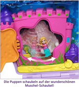 Polly Pocket Coffin Wrap Around Shell Bag Onderwater 2 poppen 1 onderzeeër Polly Pocket Zeemeermin speelgoed 4 jaar oud speelgoed GNH11 Naty Shop poppen
