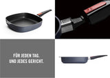 Woll Diamond Lite Vierkante Pan, 6 Cm hoogte - zonder inductie Potten en pannen Naty Shop