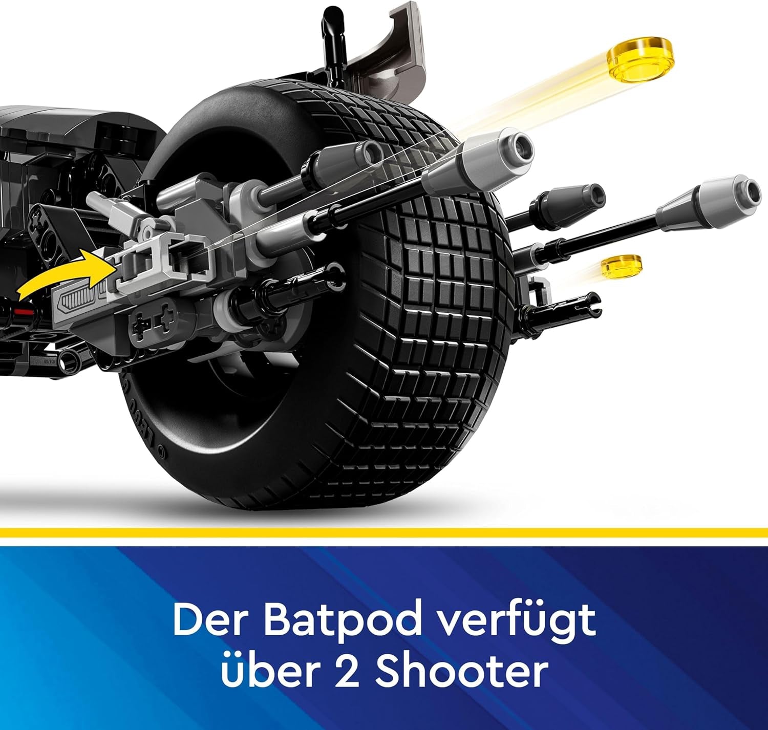LEGO DC Batman: Batman bouwstenen met Batpod, superheldenfilmspeelgoed, avonturenspeelset voor kinderen, cadeau voor jongens en meisjes 76273 Bouwsets Besuche in LEGO-Store