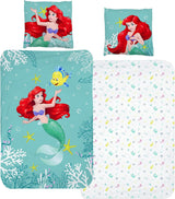 Arielle Meerjungfrau Bettbezug 135X200 80X80 Baumwolle · Kinderbettwäsche Für Mädchen Disney Prinzessin Zeemeermin · 2 Teilig Naty Shop Standaardtitel