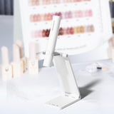 Denabuty UV-lamp voor gelnagellak, mini UV-LED-lamp voor nagelvervanging met standaard Tragbare kleine UV-nagellamp voor gelnagellak, voor Aushärten Von Nagelkleber & nageltips wit