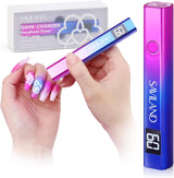 Saviland UV-lamp voor gelnagels: Mini U V-lamp voor nagelsSchützen Sie Die Haut Wiederaufladbar Klein LED Nagellack Trocknergerät Für Nagellack Aufbaugel Nail Tips Nagelkleber Geschenken voor Frauen