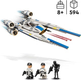 LEGO Star Wars 75399 Rebel U-Wing Starfighter - Speelgoed met zwenkvleugelfunctie en 3 minifiguren waaronder Cassian Andor en K-2SO droidfiguur - Cadeau voor jongens vanaf 8 jaar en Andor-fans seizoen 2 Bouwsets Beuche in LEGO-Store