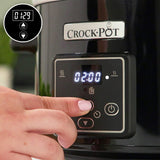 Slowcooker digitale Crockpot, warmhoudfunctie, 2,4 liter (1-2 personen) Slowcooker Naty Shop