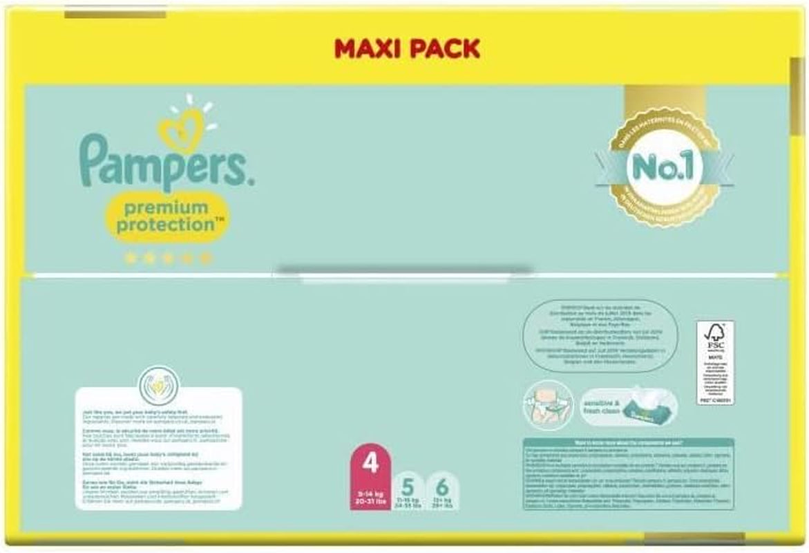 Luiers - Premium bescherming - Maat 4 x 80