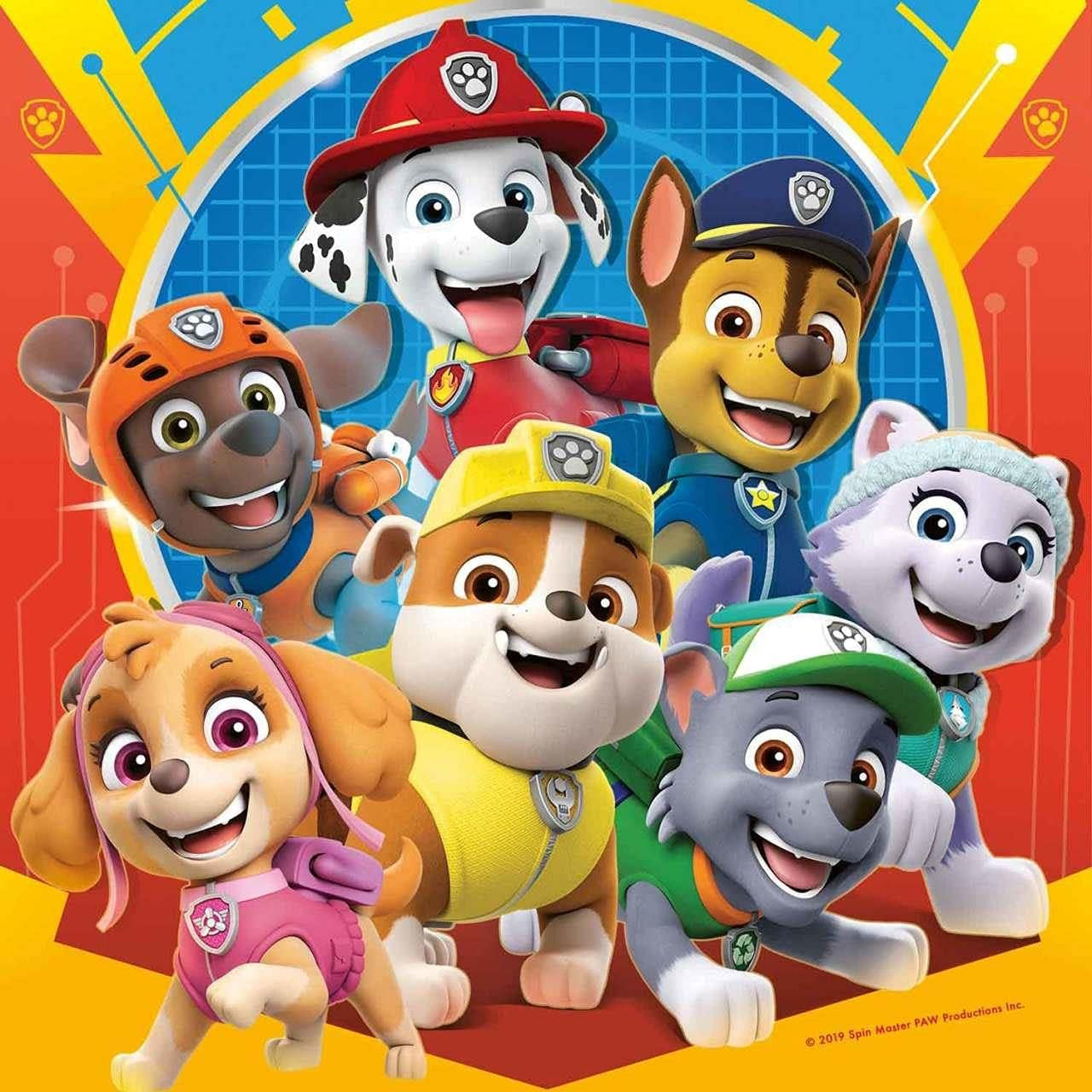 Ravensburger puzzel voor kinderen 3X49 stukjes - Paw Patrol - Paw Patrol Puzzel Naty Shop