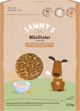 Sammy's Muesli-munten | Krokant gebakken snacks voor honden | 5 graanmueslimunten voor je grote harige vriend (30kg+) | 1 kg