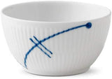 Mega-asbak van blauw-wit porselein, 10 cl, handgeschilderd, 1017342