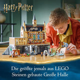 LEGO Harry Potter Kasteel Zweinstein: De Grote Zaal, verzamelspeelgoed met 11 minifiguren waaronder Hermelien Griffel, magisch cadeau voor jongens en meisjes 76435 Bouwsets Besuche in LEGO-Store