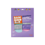 Bambino Mio Herbruikbare babydoekjes - Basic - Eco-vriendelijk, vrij van chemicaliën, dubbelzijdig, wasbaar, 10-pack, cloud - Verpakking kan variëren