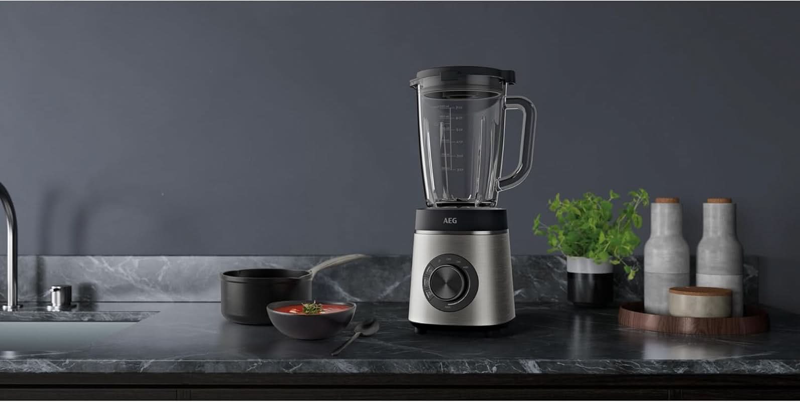 AEG TB6-1-6S STAND MIXER / Snelheidsregelaar 3 Programma's Smoothie ICE Functie Keuken Naty Shop