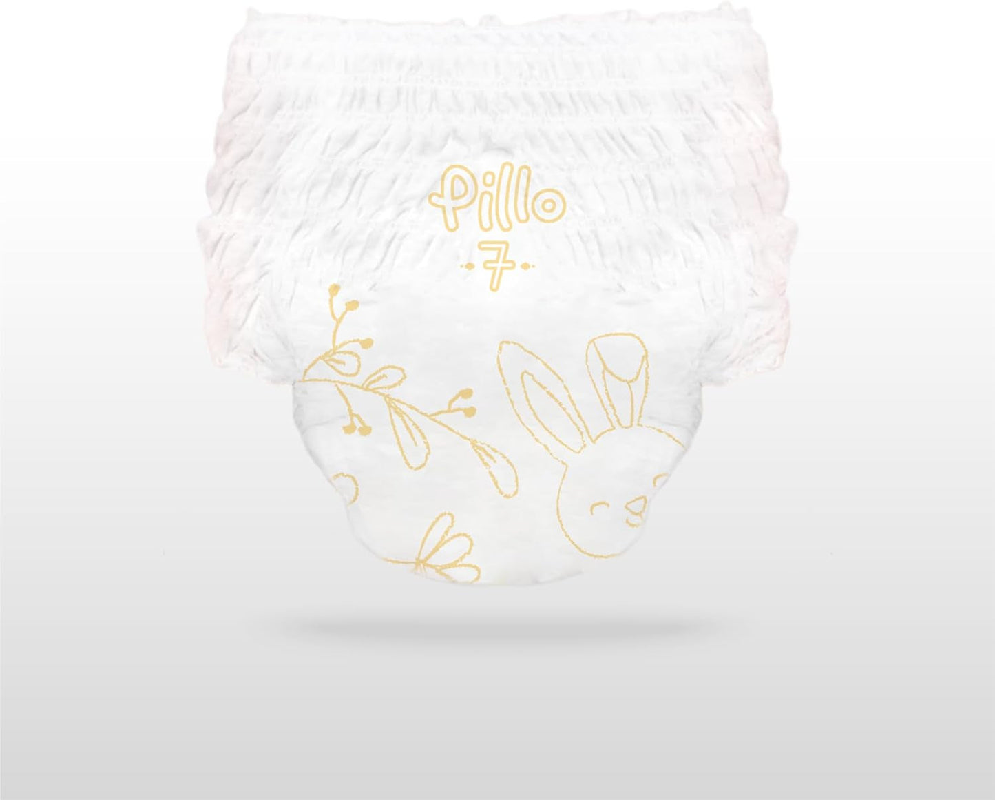 Pillo-luiers, maat 7, 84 stuks, 4 verpakkingen van elk 21 luiers, maat 7 - XXL (15+ kg) - Babyluiers