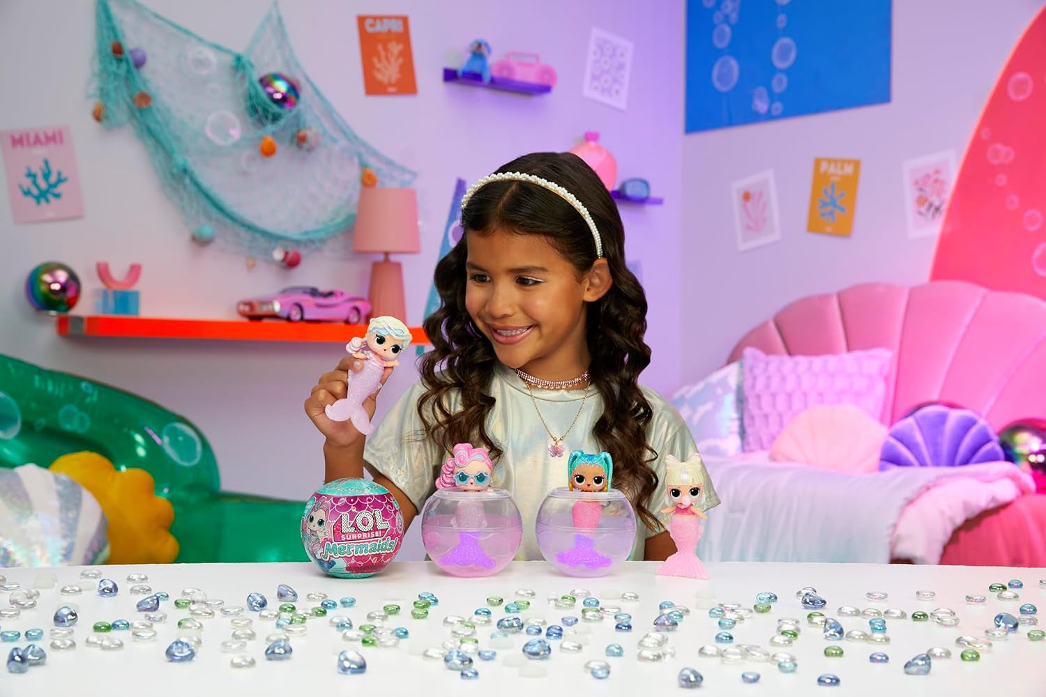 LOL Verrassing! Zeemeerminnen Tots - Modieuze mini-poppen met van kleur veranderende staarten - Geschikt voor verzamelaars, meisjes en jongens vanaf 4 jaar