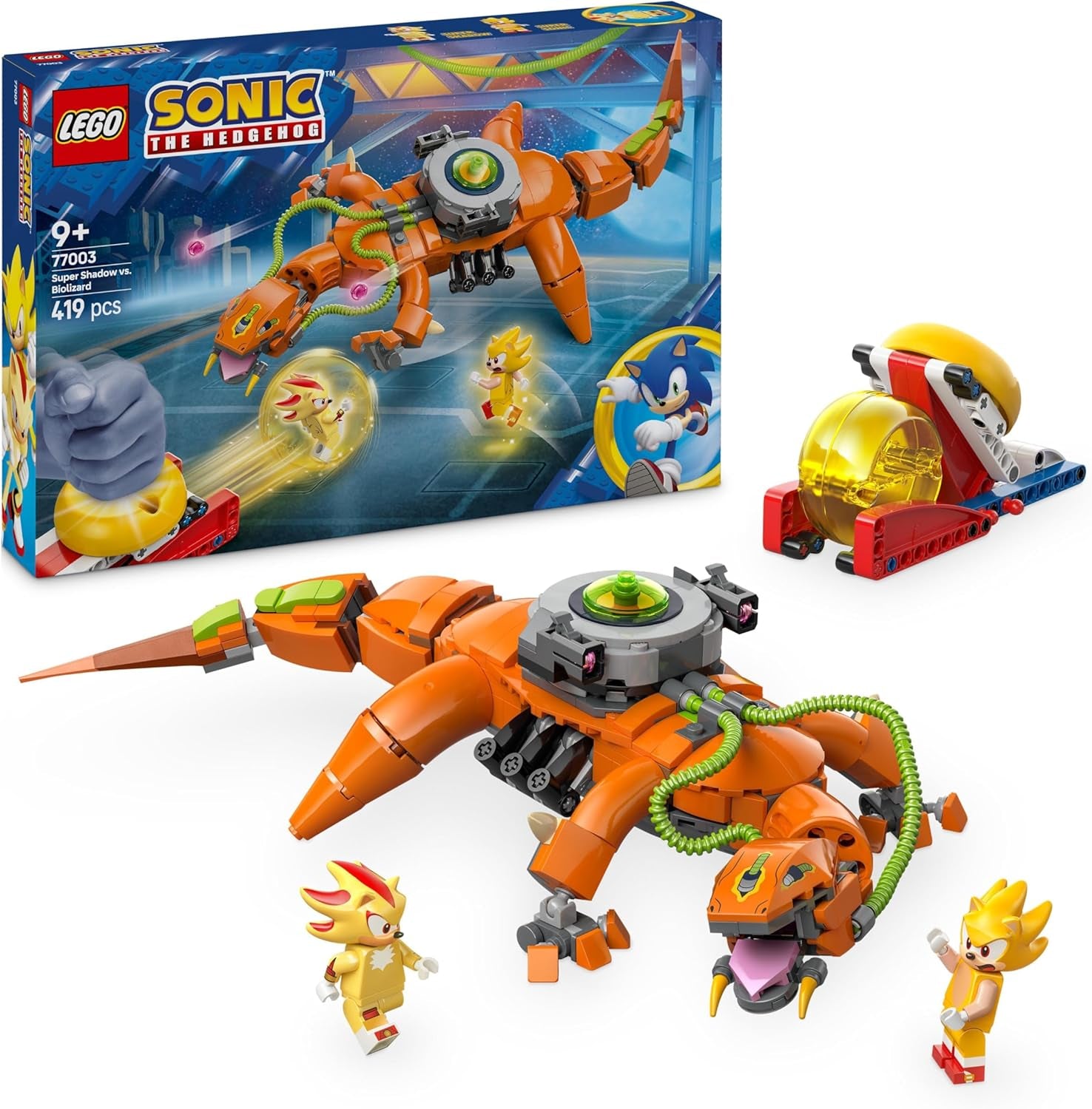 LEGO Sonic the Hedgehog Super Shadow Vs. Biolizard gamerspeelgoedcadeau voor jongens en meisjes verzamelspeelset voor kinderen en videogamefans met karakterfiguren 77003 Bouwsets Besuche in LEGO-Store Standaard titel