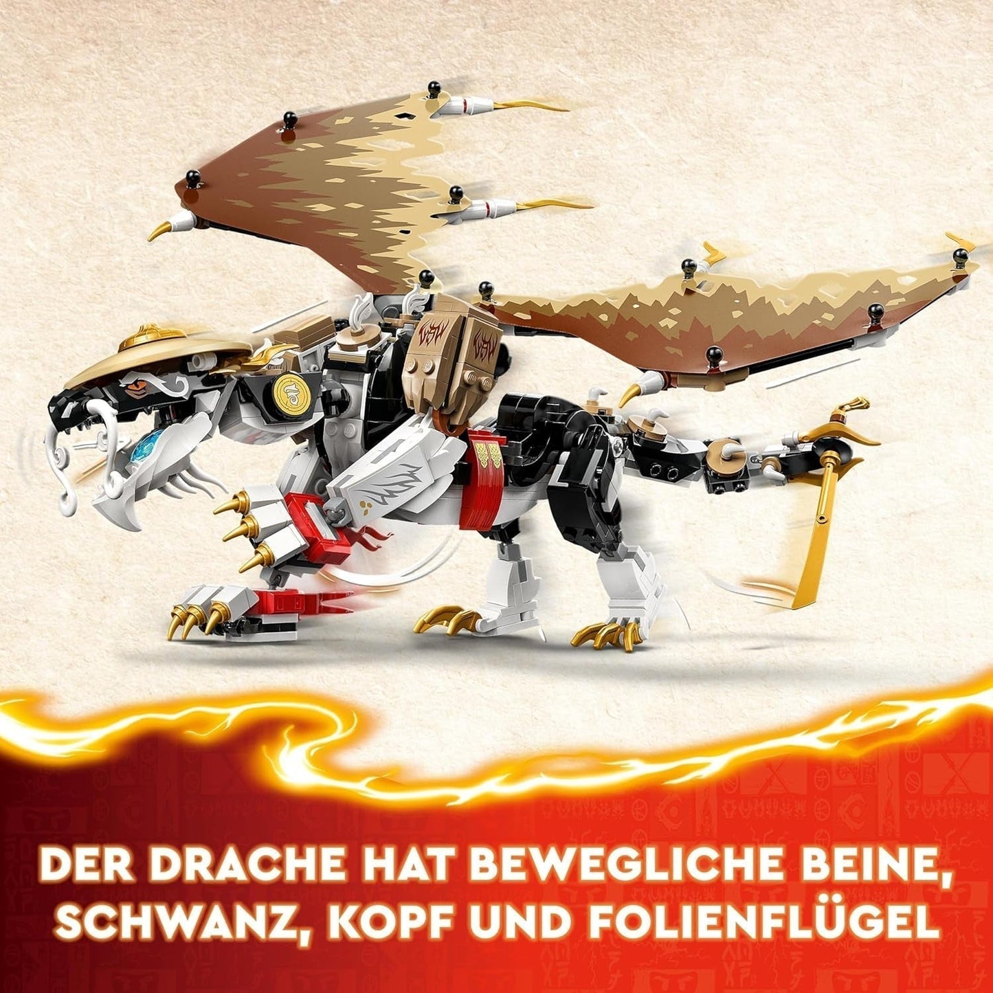 LEGO NINJAGO Egalt Drakenmeester, Ninja Set met Drakenspeelgoed en 5 figuren waaronder Lloyd en NYA, Drakenmeester, cadeau voor jongens en meisjes vanaf 8 jaar 71809 Bouwsets Beuche in LEGO-Store