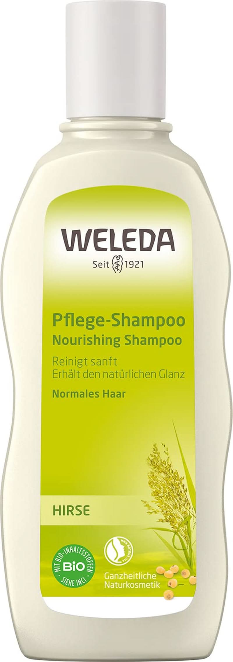 WELEDA Biologische Millet Care Shampoo, zachte reiniging, 190 ml Douche en bad Naty Shop 190 ml Shampoo voor verzorging