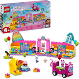 LEGO 4+ Gabby's poppenhuis Gabby's feestzaal, disco speelset met glijbaan en dierfiguren voor creatief rollenspel, cadeau voor meisjes en jongens vanaf 4 jaar 10797 Bouwsets Besuche den LEGO-Store Standaard titel