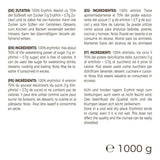 Greatvita Erythritol 1000 G | Kalorienfreie Süßungsmittel & Zucker-Alternatief | Zahnfreundlich, Gut Löslich & Glutenvrij | Ideaal voor getränke, desserts en zoetstoffen Naty Shop