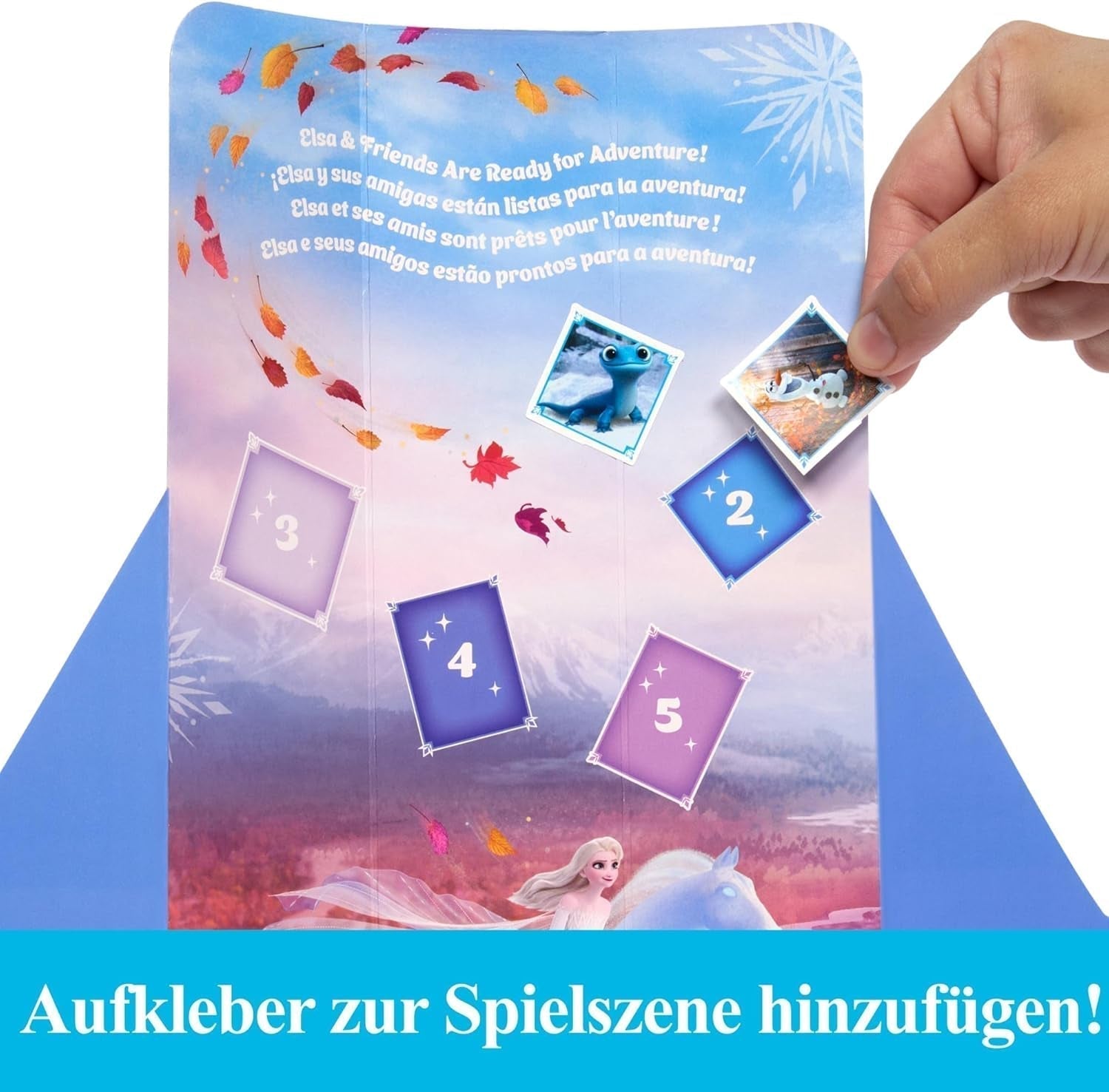 Mattel Disney The Ice Queen Elsa Fashion Doll Set, Spin & Reveal met 11 verrassingen, waaronder 5 accessoires, 5 stickers en een speelscène, geïnspireerd op de Disney-film HTG25 Naty Shop Dolls