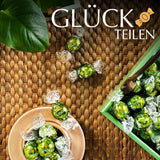 Lindt LINDOR Chocolade met Pistache | Hersluitbare zak van 1 kg | ca. 80 Melkchocoladeballetjes met smeltende pistacheroomvulling | Bulkverpakking, pralinegeschenk
