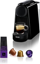 Espressomachine met Nespresso De'Longhi Essenza Mini capsules, zwart | Pompdruk 19 bar | Watertank 0,6 l | Voor espresso en lungo | Kleine espressomachine – Geweldige koffiemomenten | EN85.B