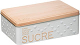 "scandinave nature" witte metalen asbak in kubusvorm - 5 vijf gewoonweg slim