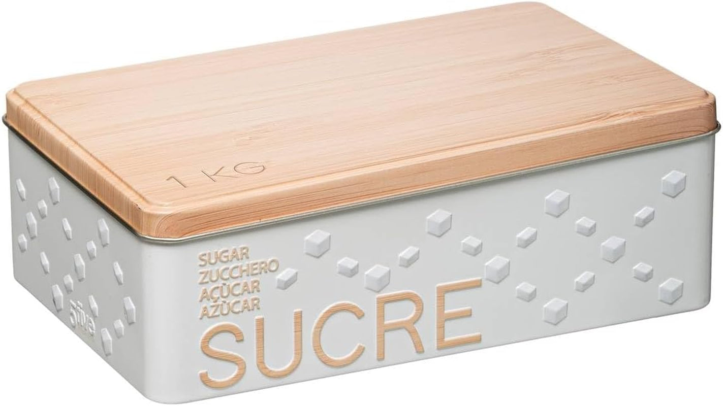 "scandinave nature" witte metalen asbak in kubusvorm - 5 vijf gewoonweg slim