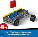 LEGO City Brandladderwagen - Speelgoedbrandweerwagen met 2 brandweerminifiguren voor jongens en meisjes vanaf 4 jaar - educatief speelgoed - cadeau voor kleuters 60463 Bouwsets Besuche den LEGO-Store