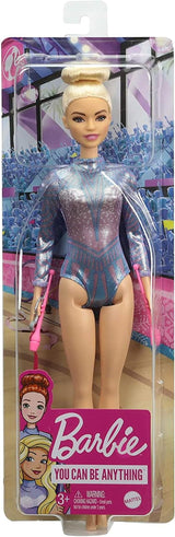 Barbie Je kunt alles zijn Serie Blond haar Ritmische gymnastiekaccessoires Pop inbegrepen Kindercadeau Speelgoed Leeftijd 3+ GTN65