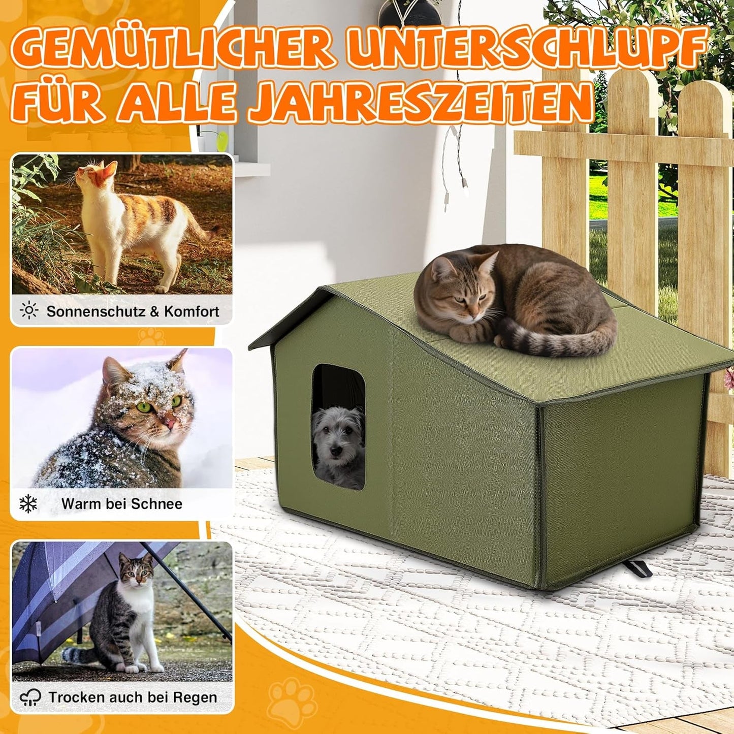Dekens en meubels, Huisdieren, Grotten & Huizen, Katten, Kattenbedden, Katten - bedden, matrassen