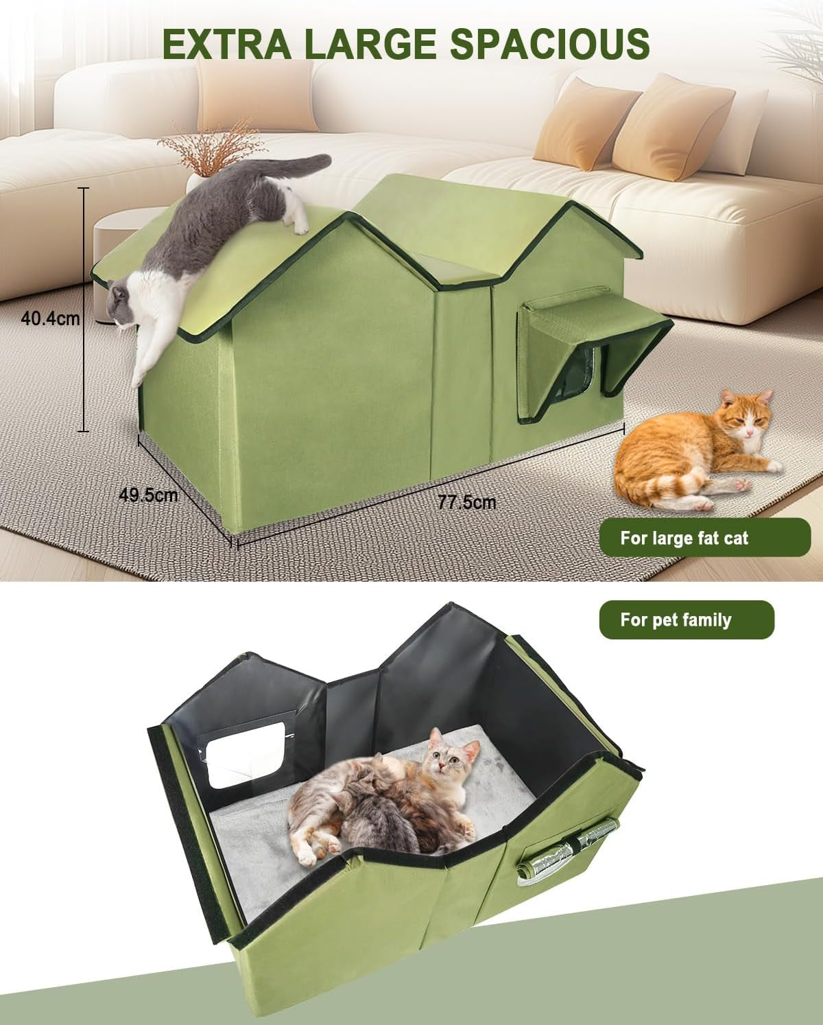 Dekens en meubels, Huisdieren, Grotten & Huizen, Katten, Kattenbedden, Katten - bedden, matrassen