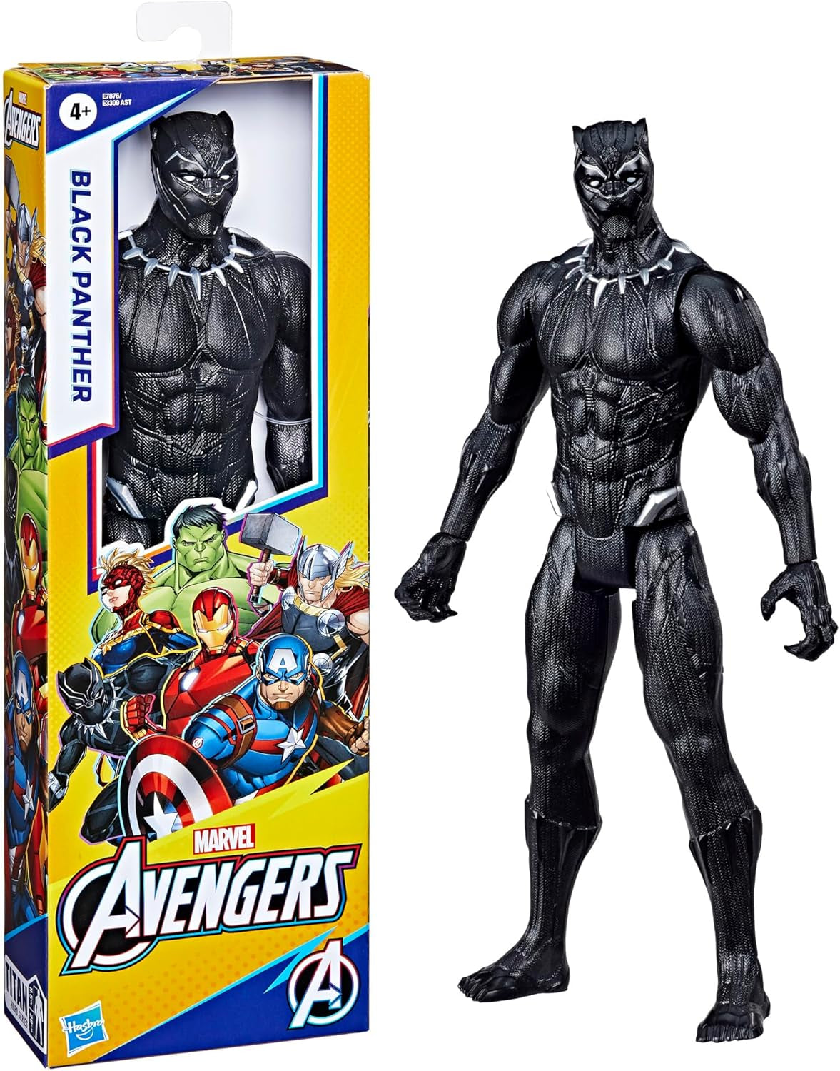 Marvel Avengers Titan Hero Series Black Panther, 30 cm hoog actiefiguur Actiefiguren Naty Shop
