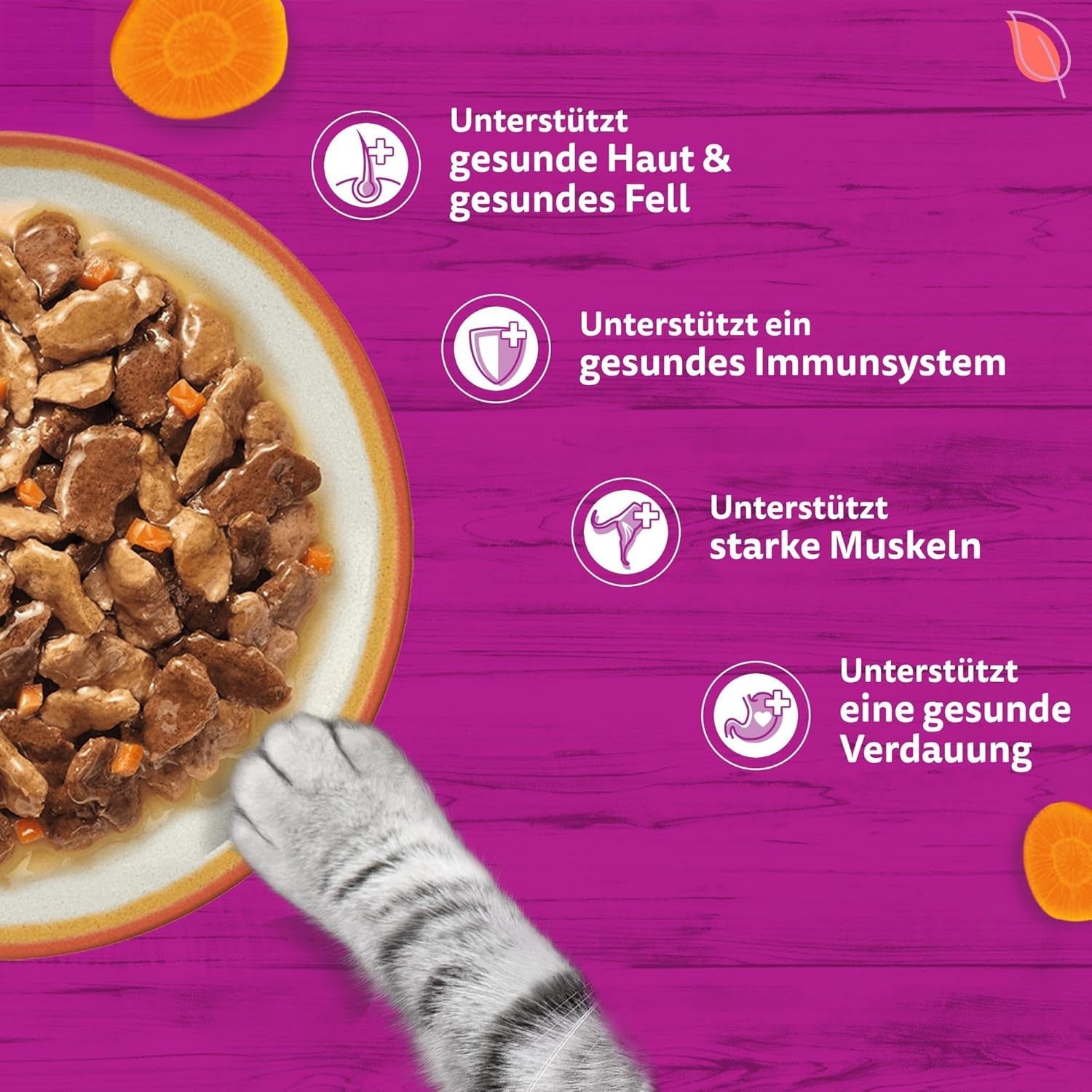 Whiskas Adult Natvoer 1+ Lekkere Mix Country Collection in Saus, 84 Zakjes, 84 x 85 g (1 Bulkverpakking) - Hoogwaardig natvoer voor volwassen katten