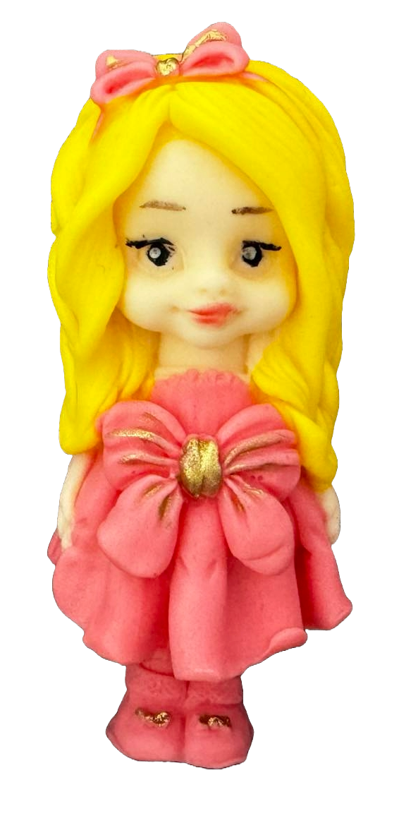 Eetbare suikerdecoratie, Mooi meisje Suikerpasta Decoraties Naty Shop