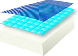 Kine Travel 169803 Gel-nekkussen Fysio-goedgekeurd Ergonomisch reiskussen Zwart en blauw Reiskussens Naty Shop