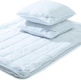 Aqua-Textil Soft Touch Set voor kinderen Dekbed 100 X 135 Cm 250G en 350G met kussen 40 X 60 Cm 150G Dekbed 4 seizoenen Klimaatbeheersing Oeko-Tex Dekbedden en dekbedden Naty Shop 200X200 Cm + 2X 80X80 Cm 4 seizoenen
