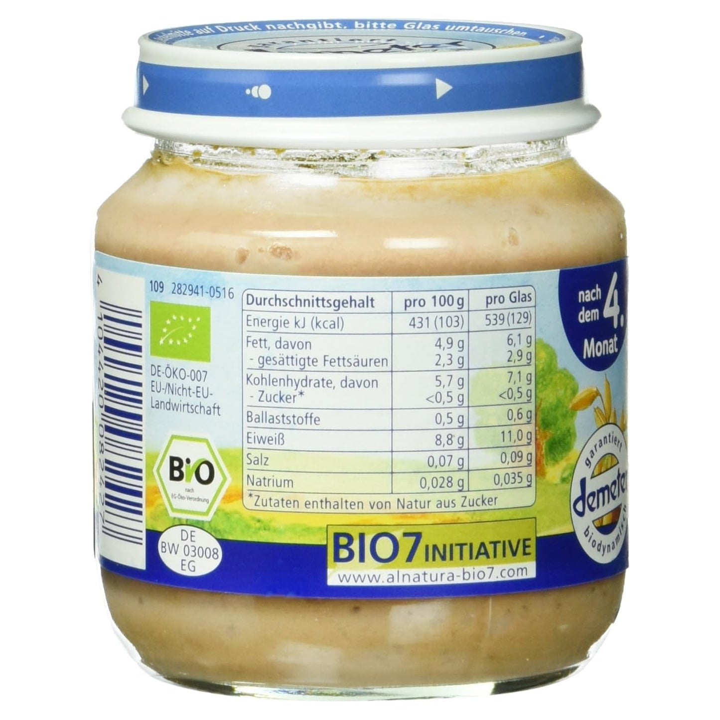 Bereid uit biologisch rundvlees, 125 g