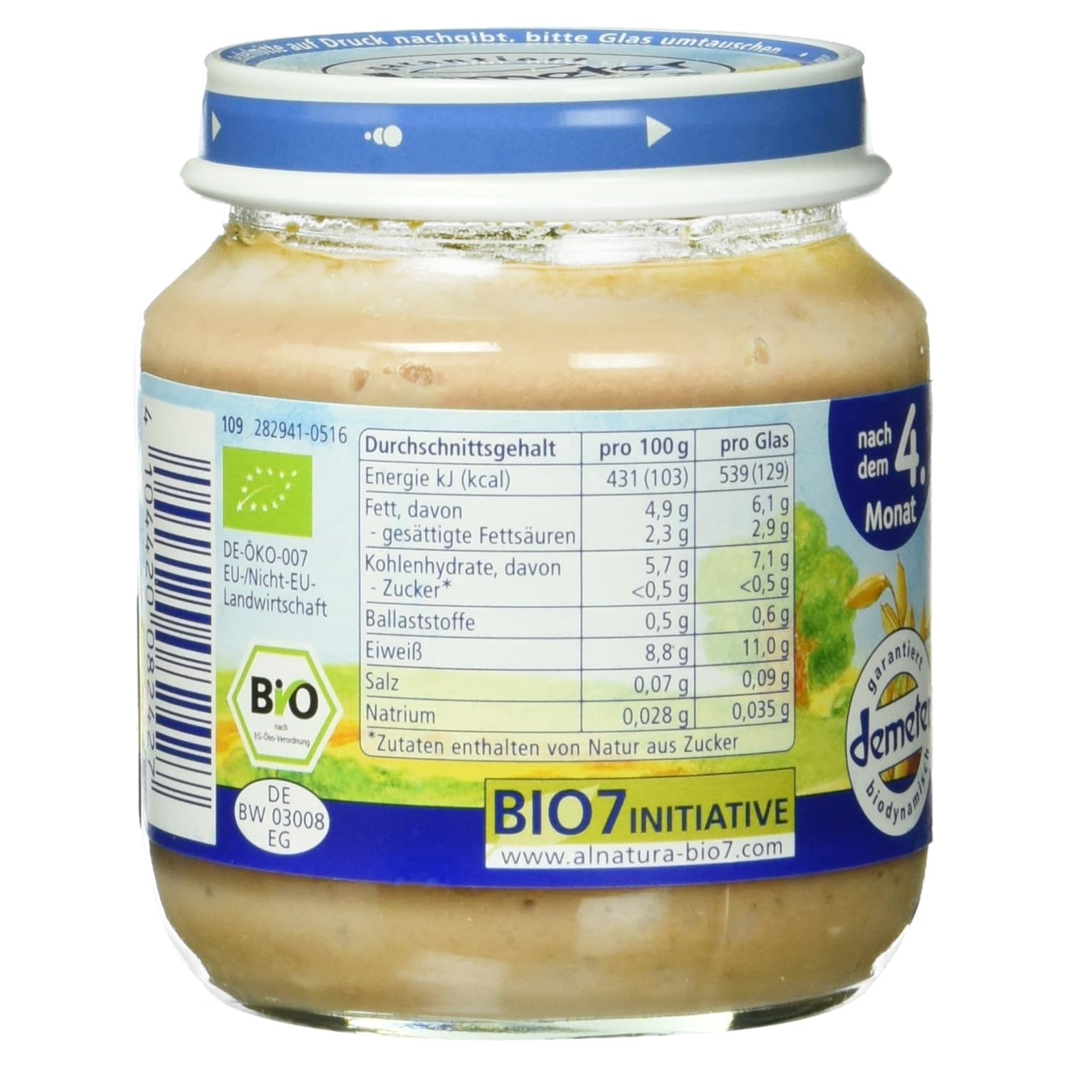 Bereid uit biologisch rundvlees, 125 g