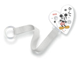 NUK Speenketting en -clip | voor speenringen | Robuust en bestand tegen breken | DisneyMickey Mouse