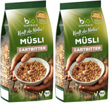 Biocentrale Muesli met pure chocolade | 500g Biologisch Veganistisch | Ideaal voor het ontbijt en je kopje meeneemmuesli | Alternatief voor mueslirepen